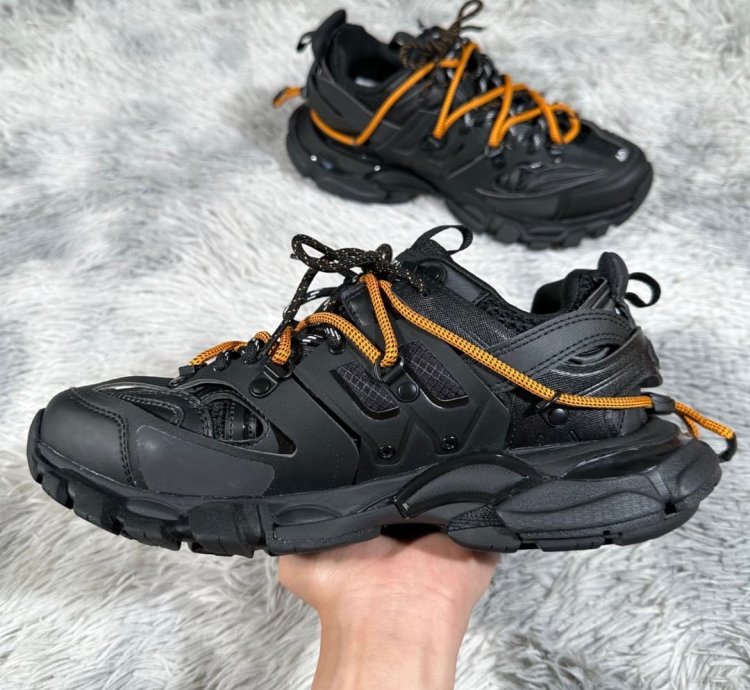 Balenciaga Track Trail Laces Sneaker blackorange