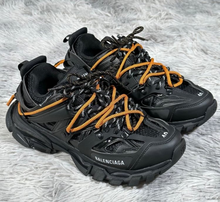 Balenciaga Track Trail Laces Sneaker blackorange