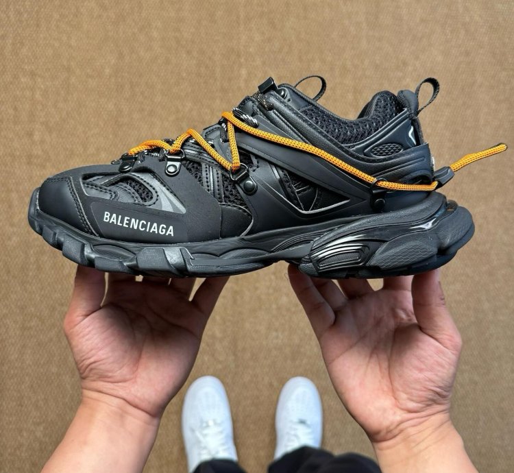 Balenciaga Track Trail Laces Sneaker blackorange