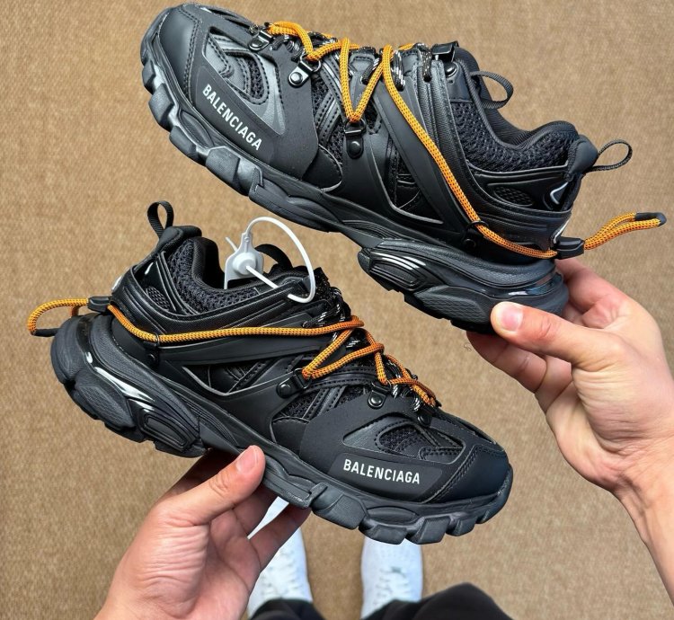 Balenciaga Track Trail Laces Sneaker blackorange