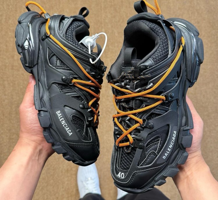 Balenciaga Track Trail Laces Sneaker blackorange