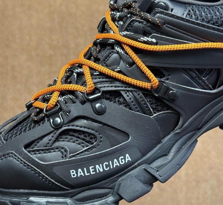 Balenciaga Track Trail Laces Sneaker blackorange