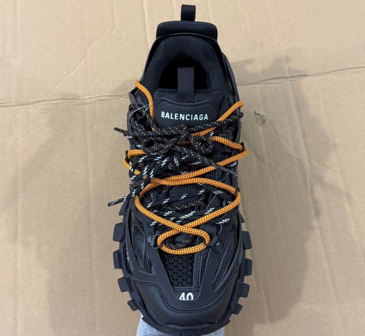 Balenciaga Track Trail Laces Sneaker blackorange