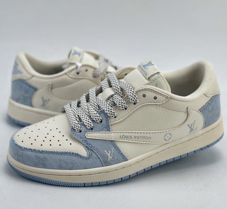 280 Travis Scott X Nike Air Jordan 1 Low X Louis Vuitton Three-party Joint Lj518
