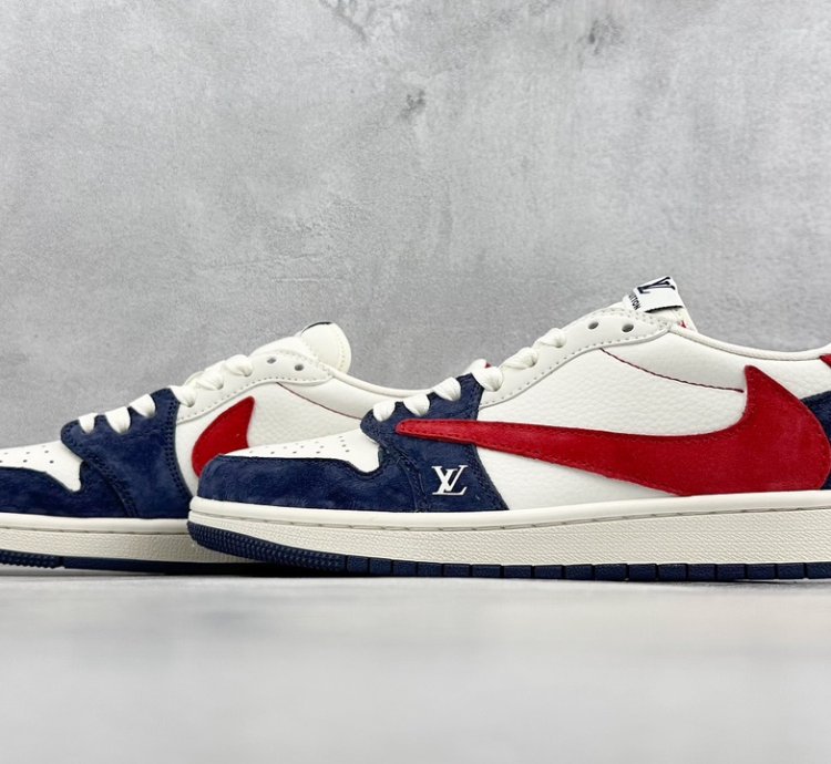 280 Travis Scott X Nike Air Jordan 1 Low X Louis Vuitton Three-party Joint Yq2089