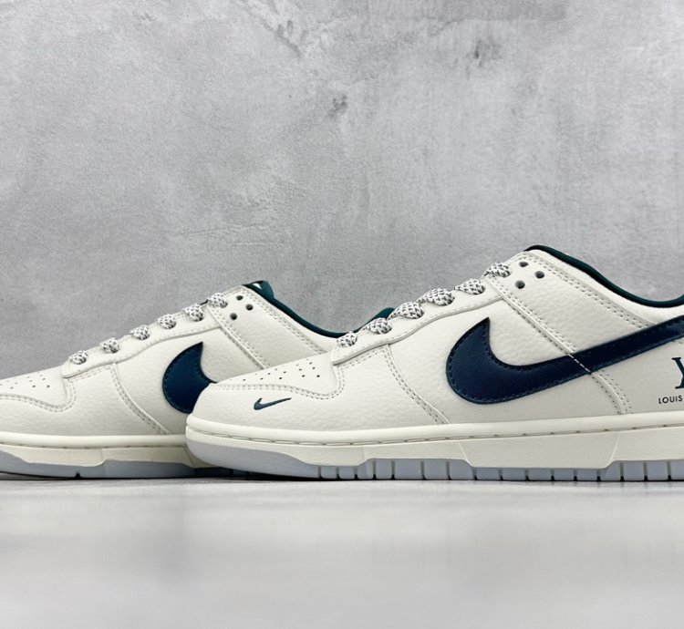 280 Nike Sb Dunk Low X Louis Vuitton White Navy Blue Starry Sky Cf3688-004 09