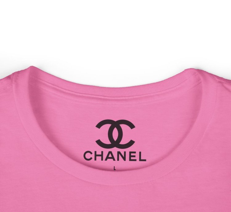 Chanel Drip Womens Softstyle Tee Azalea Made In Usa Stylish Comfy