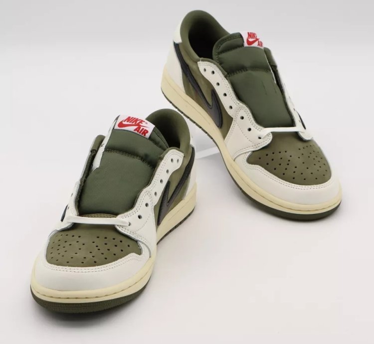 Travis Scott Nike Air Jordan 1 Low Og Sp Reverse Olive
