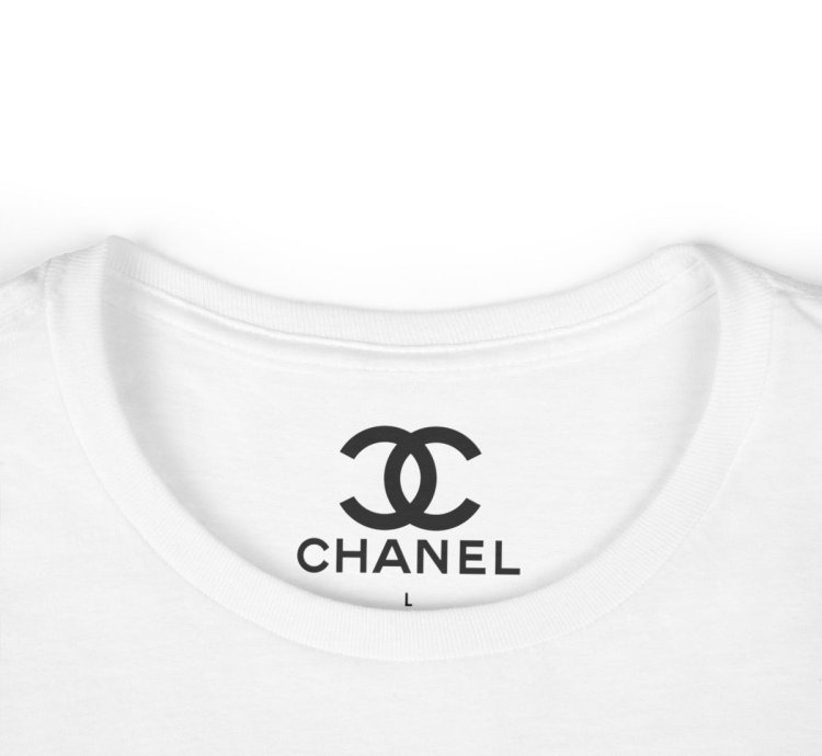Chanel Drip Womens Softstyle Tee White Made In Usa Stylish Comfy