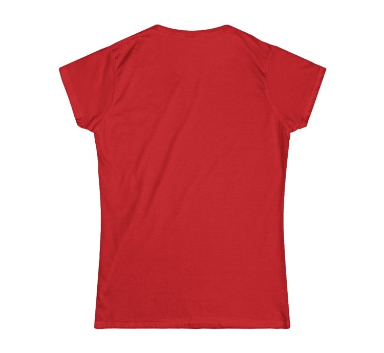 Chanel Drip Womens Softstyle Tee Red Made In Usa Stylish Comfy