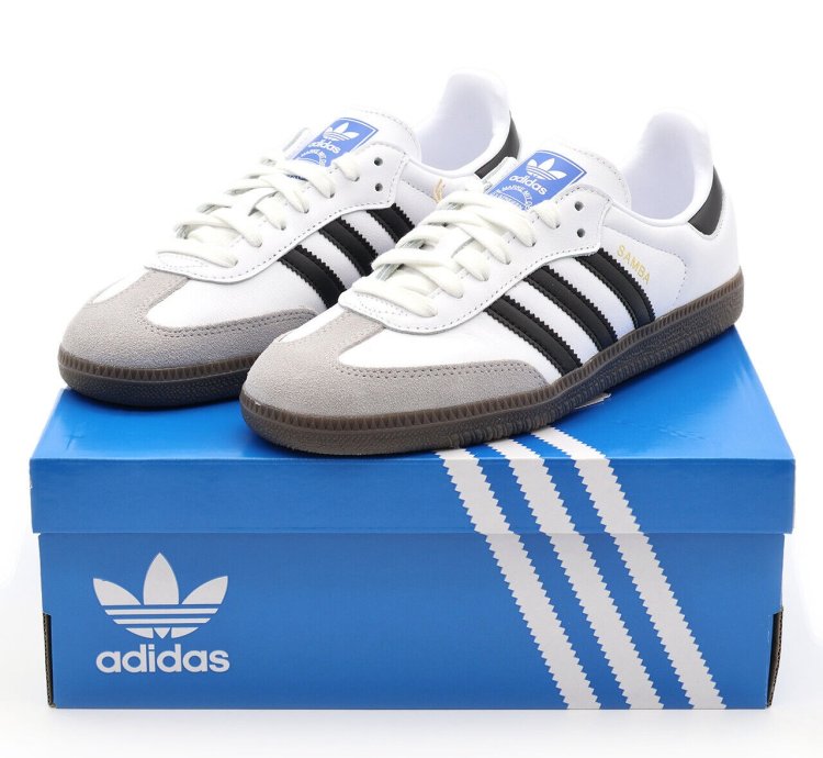 Adidas Samba Og Cloud White Core Black Clear Granite