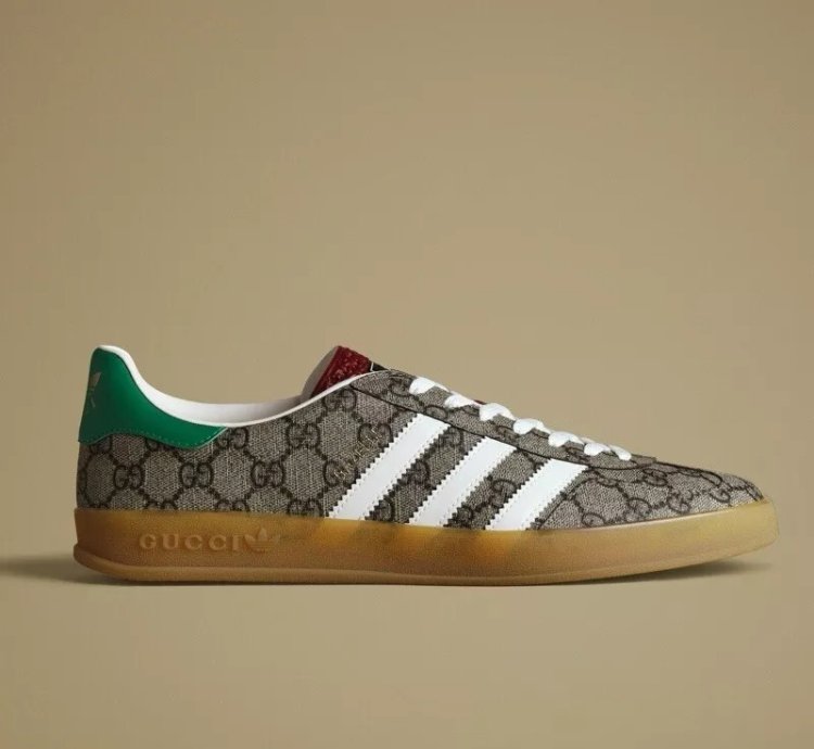 Gucci X Adidas Gazelle Beige Tone