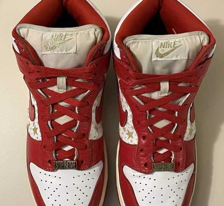 Nike Sb Dunk High Pro X Supreme Red 2003 Skunk Unkle Tiffany Lobster