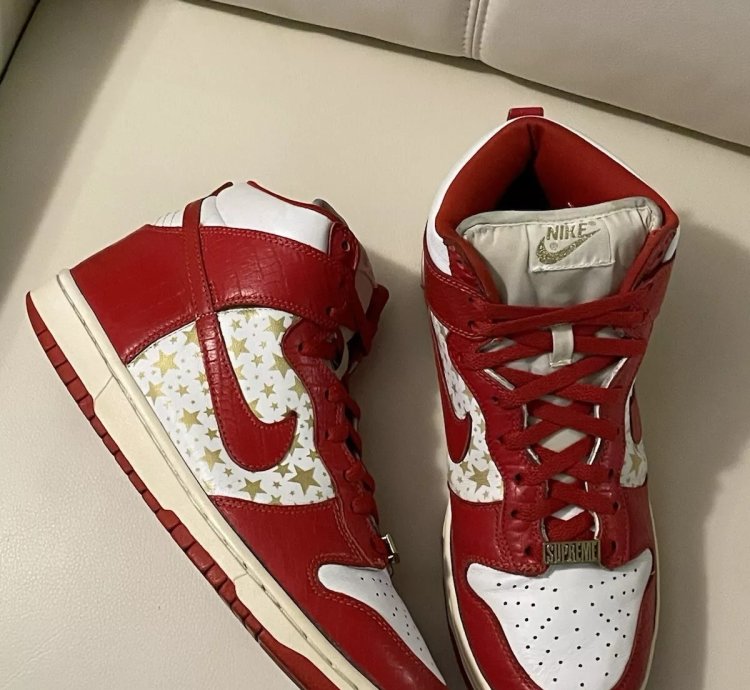Nike Sb Dunk High Pro X Supreme Red 2003 Skunk Unkle Tiffany Lobster