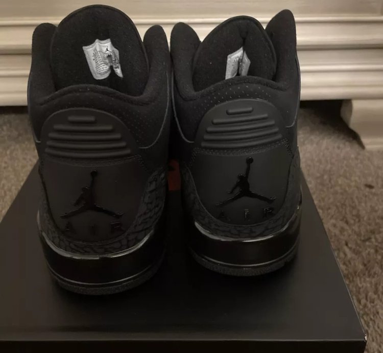 Nike Air Jordan 3 Retro Black Cat 2025 Ct8532-001 Mens New With Box