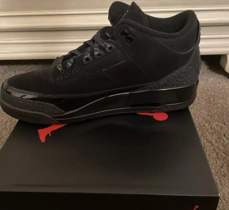 Nike Air Jordan 3 Retro Black Cat 2025 Ct8532-001 Mens New With Box