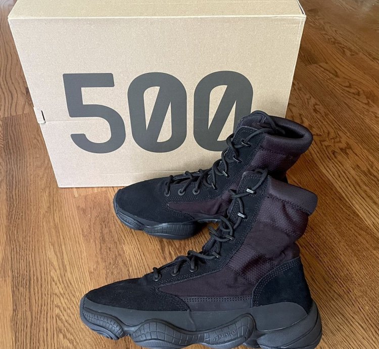 10 Yeezy 500 High Utility Black Boots Tactical Boot Military