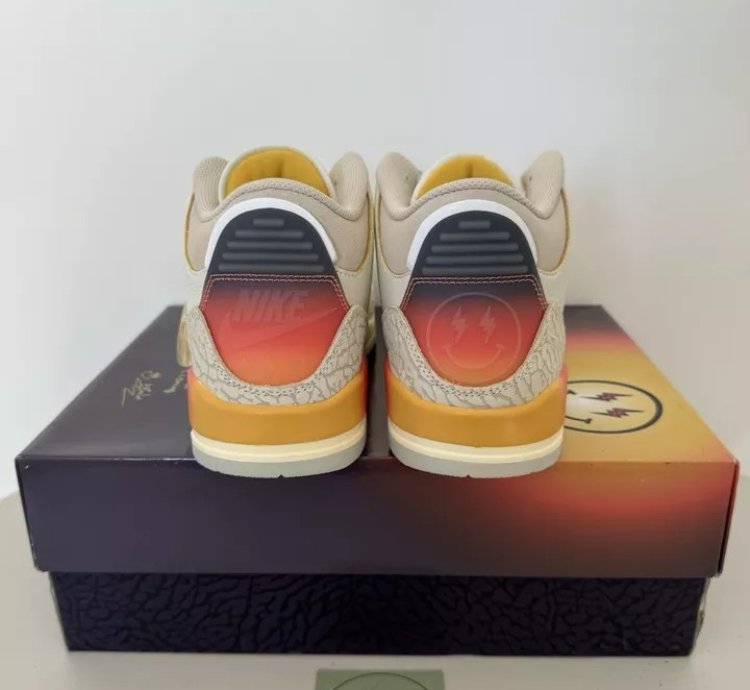 J Balvin X Air Jordan 3 Retro medellín Sunset Fn0344 new W Box