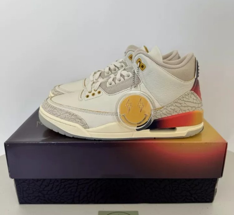 J Balvin X Air Jordan 3 Retro medellín Sunset Fn0344 new W Box