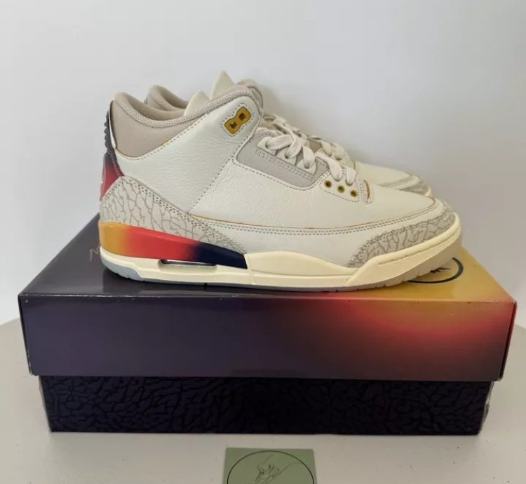 J Balvin X Air Jordan 3 Retro medellín Sunset Fn0344 new W Box