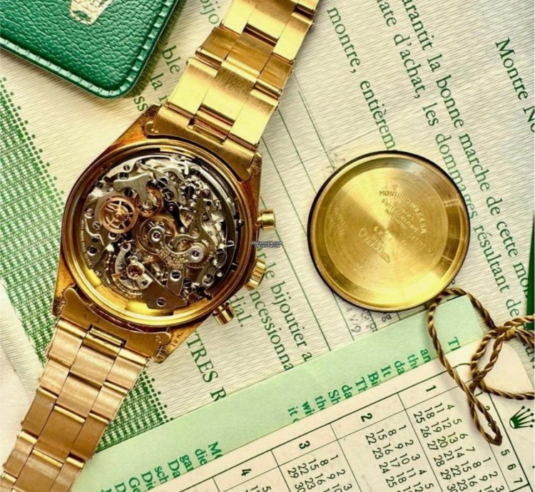 Rolex Daytona Paul Newman Rolex Daytona 6264 Rare Early Tropical Lemon Paul Newman