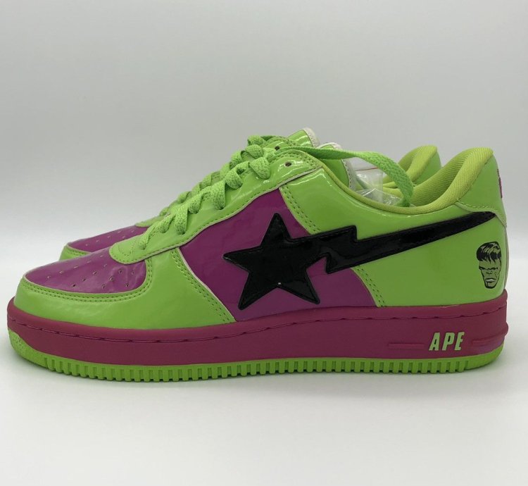 2006 Bape Marvel Comics Hulk Bapesta