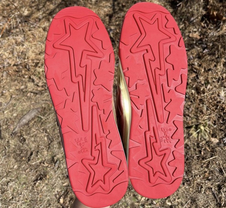 2021 Bathing Ape Metallic Red Blue Roadsta