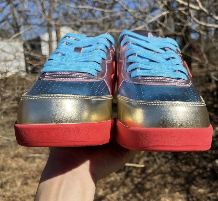 2021 Bathing Ape Metallic Red Blue Roadsta