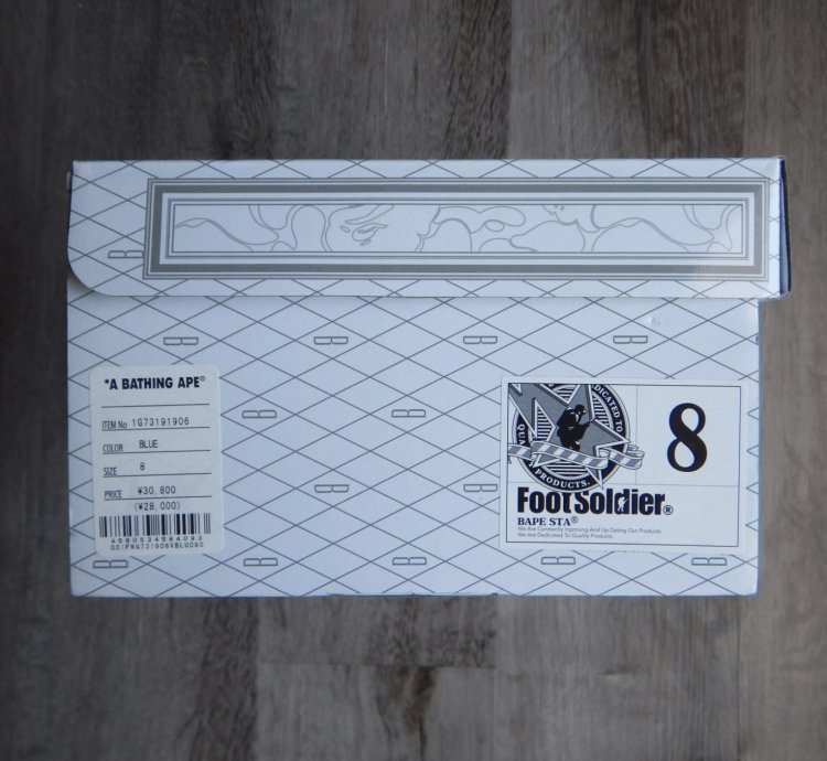 2021 Stash Bape Waterproof Bapesta Sz 8