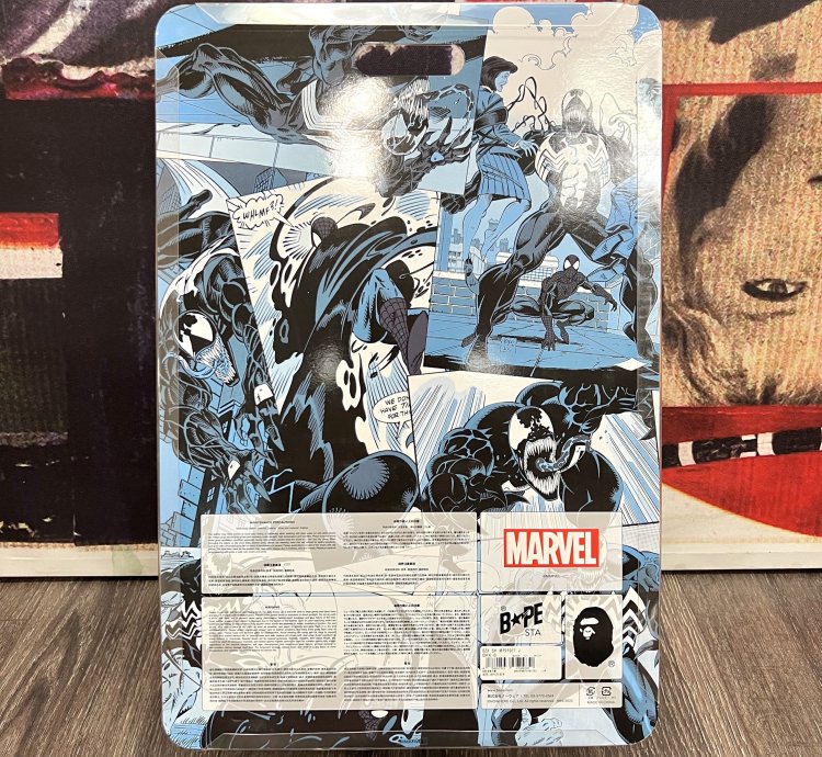 2022 Bape Bapesta Low Marvel Venom Black Blue White