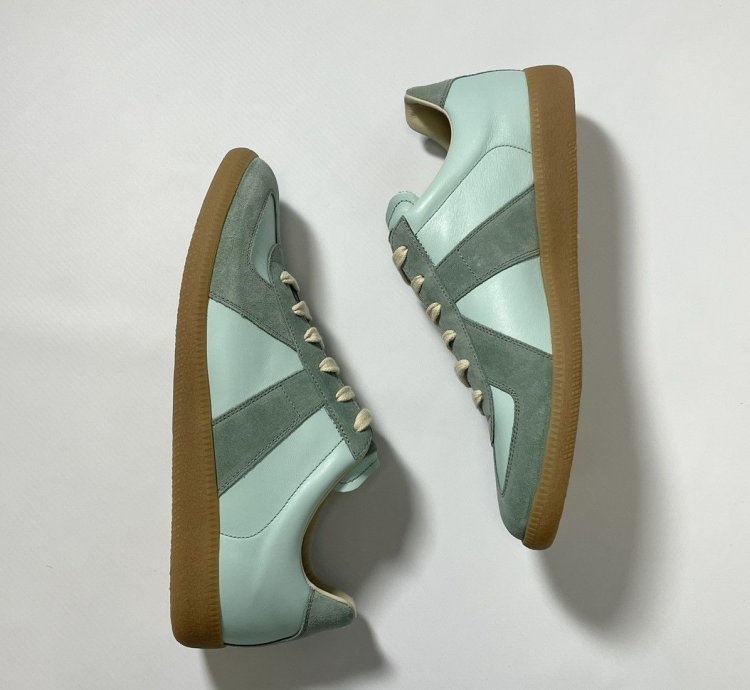 21 Light Blue Gat Sneakers