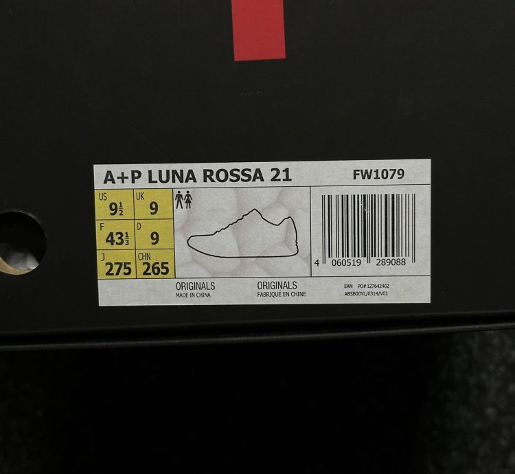 690 Adidas Prada Luna Rossa Gunmetal Grey