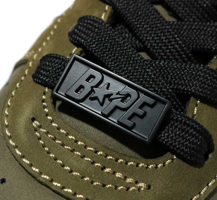 8 5 Ds Bape Sta Military Mid Leather Suede Olive