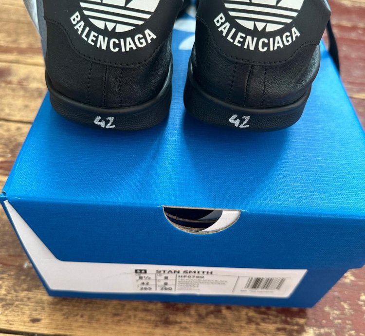 Adidas Balenciaga Stan Smith Black