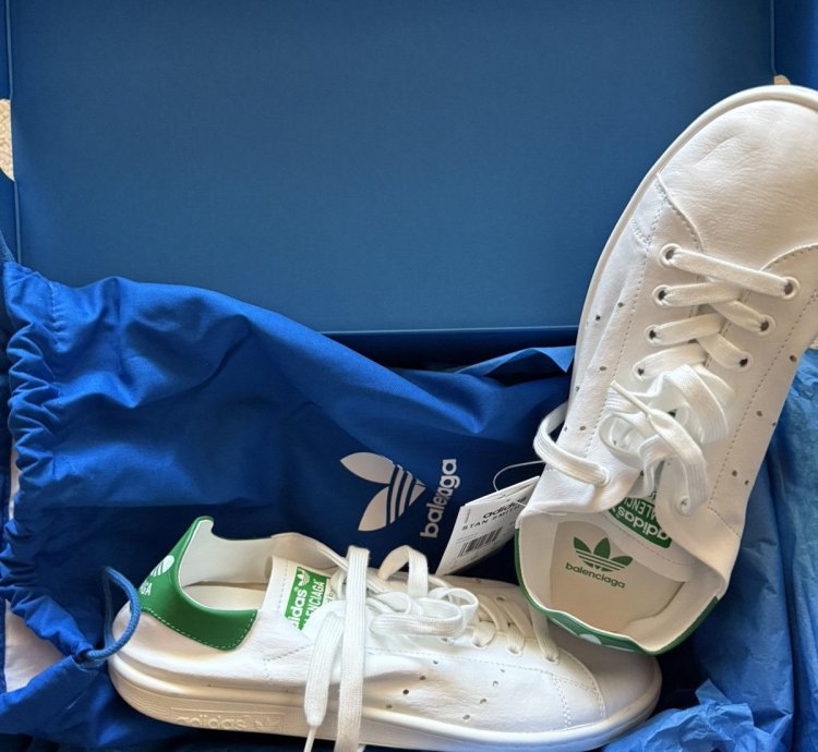 Adidas Balenciaga Stan Smith White Green