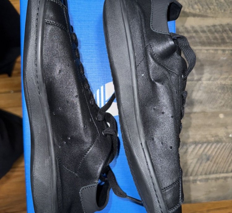 Adidas Balenciaga Stan Smiths In All Black