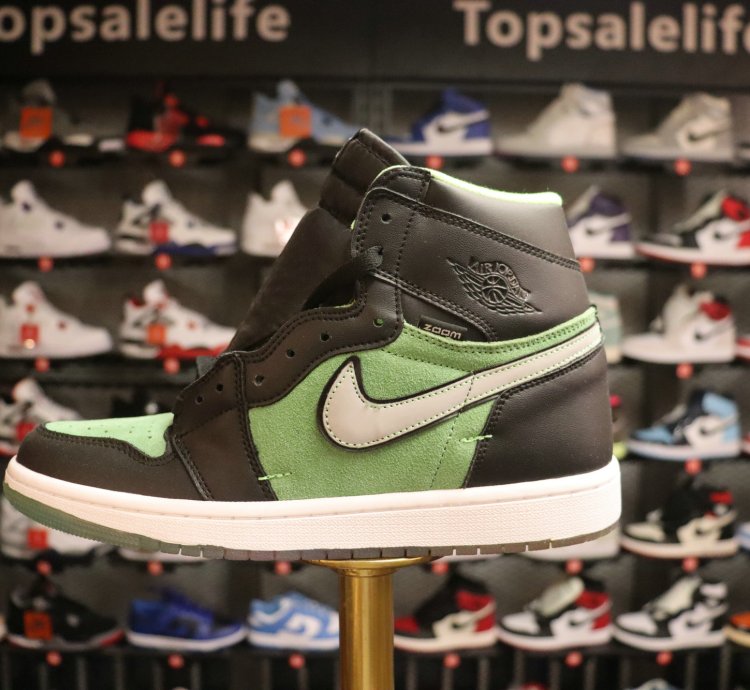 Air Jordan 1 High Zoom zen Green also Worn By Wang Yibo Ck6637-002