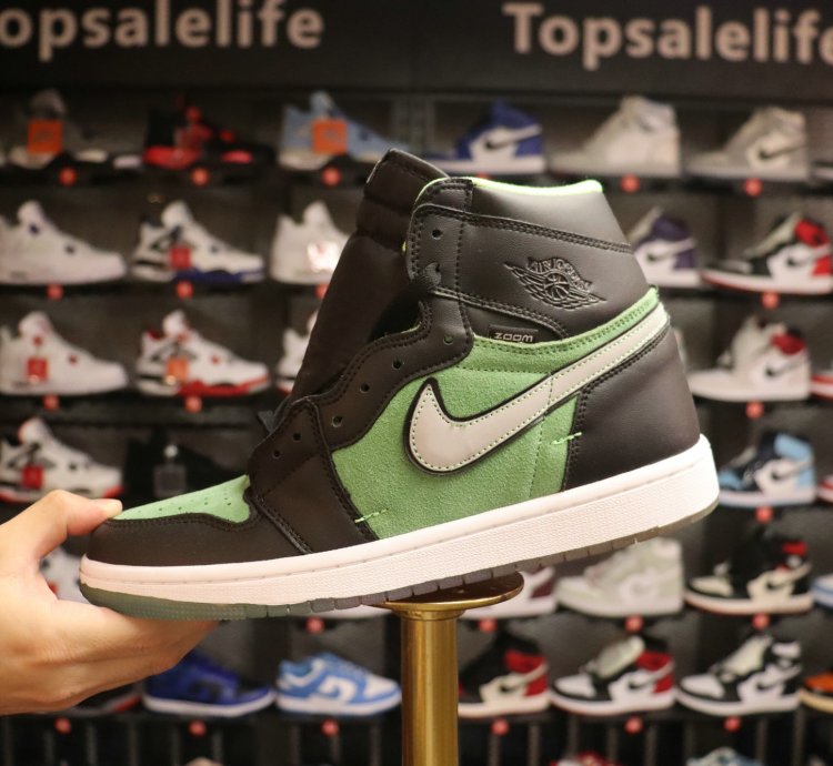 Air Jordan 1 High Zoom zen Green also Worn By Wang Yibo Ck6637-002