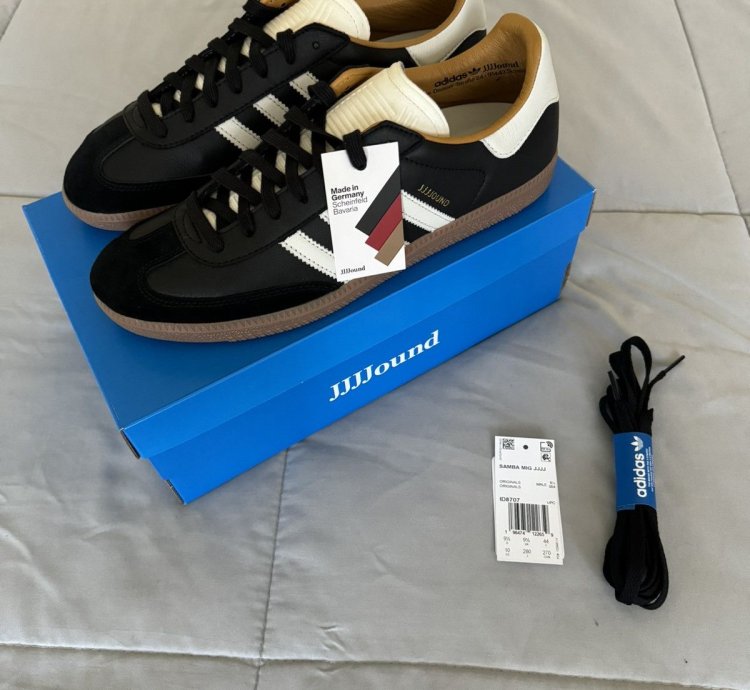 Adidas Jjjjound Samba Mig Og Black Size 10