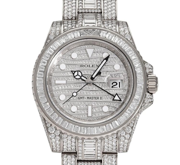Rolex 116769tbr Automatic White Gold Good