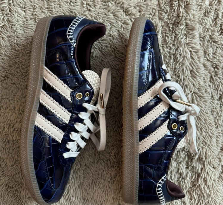 Adidas Originals By Wales Bonner Samba Navy