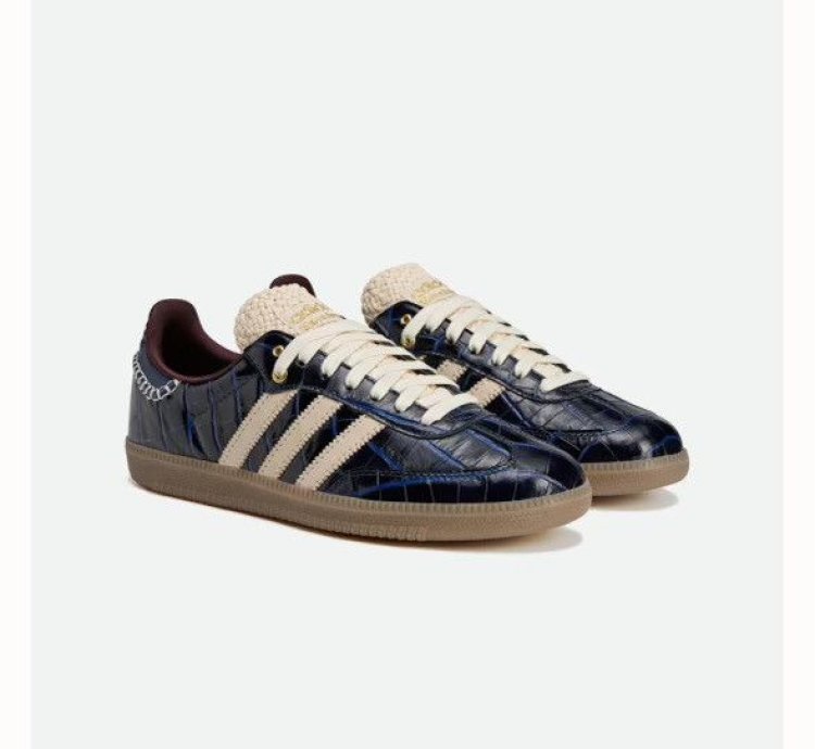 Adidas Originals By Wales Bonner Samba Navy