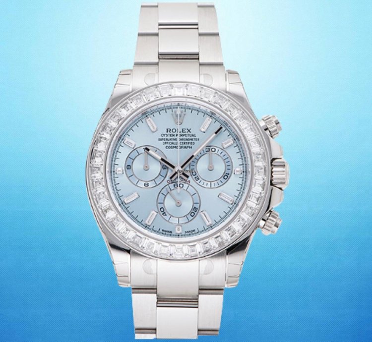 Rolex Daytona 116576tbr Oyster Perpetual Daytona Platinum