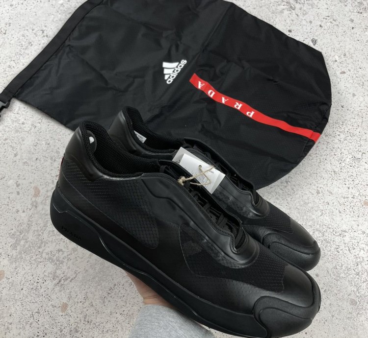 Adidas Prada Luna Rossa 21 Black Sneakers Size 8 5