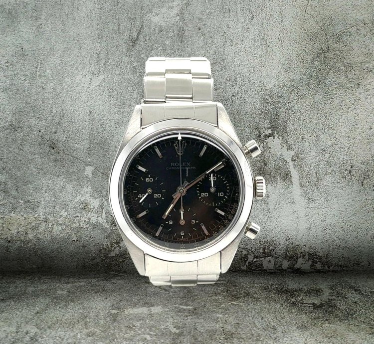Rolex Chronograph Cosmograph Pre Daytona 6238 Black Dial