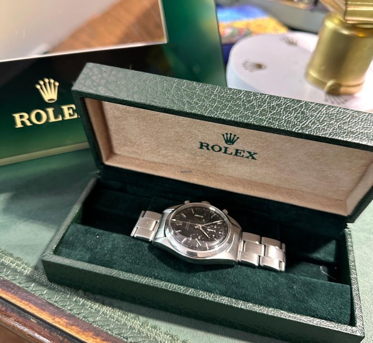 Rolex Chronograph Cosmograph Pre Daytona 6238 Black Dial