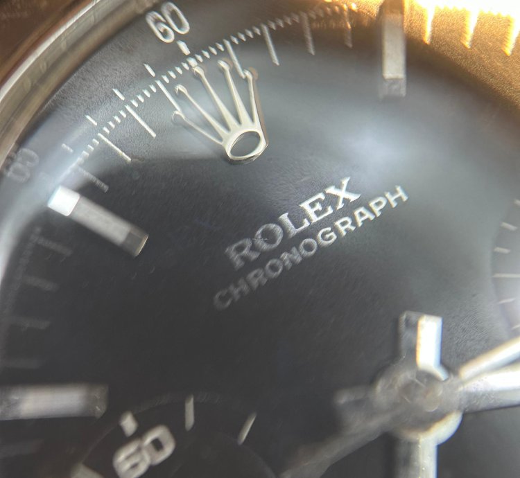 Rolex Chronograph Cosmograph Pre Daytona 6238 Black Dial