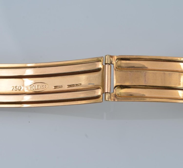 Rolex Chronograph Dato Compax 4767 Jean-claude Killy Chronograph Black Dial Pink Gold 18kt 1947