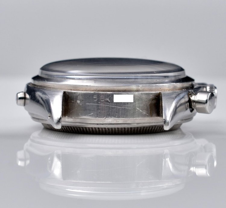 Rolex Chronograph Dato Compax 4767 Jean-claude Killy Chronograph Black Dial Very Rare 1947
