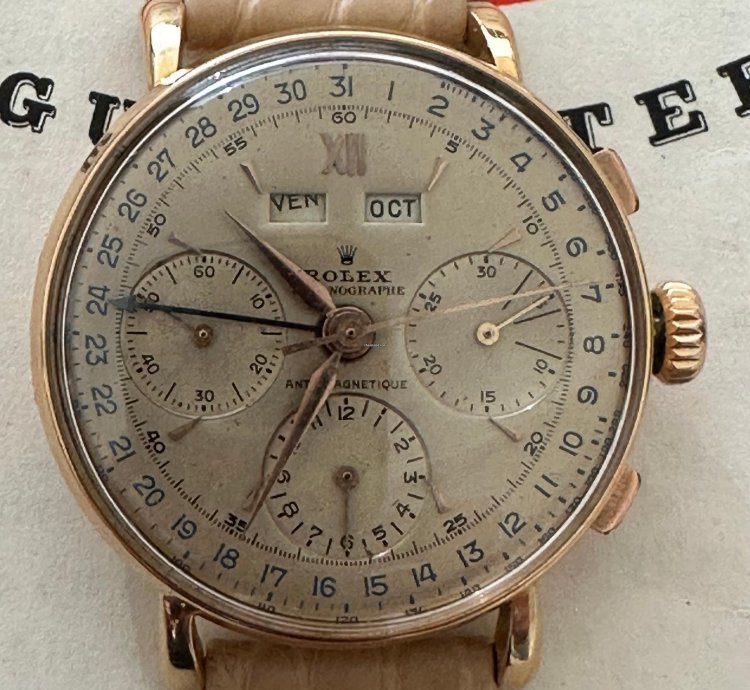 Rolex Chronograph Dato Compax 4768 Jean-claude Killy